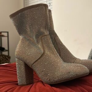 Torrid 8ww wide with sparkle bootie.